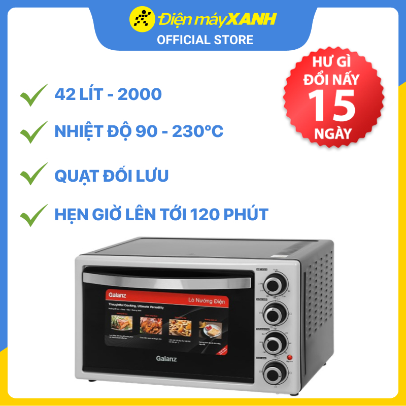 Lò Nướng Đối Lưu Galanz KWS2042LQ-H8UK (42 Lít) - Hàng Chính Hãng