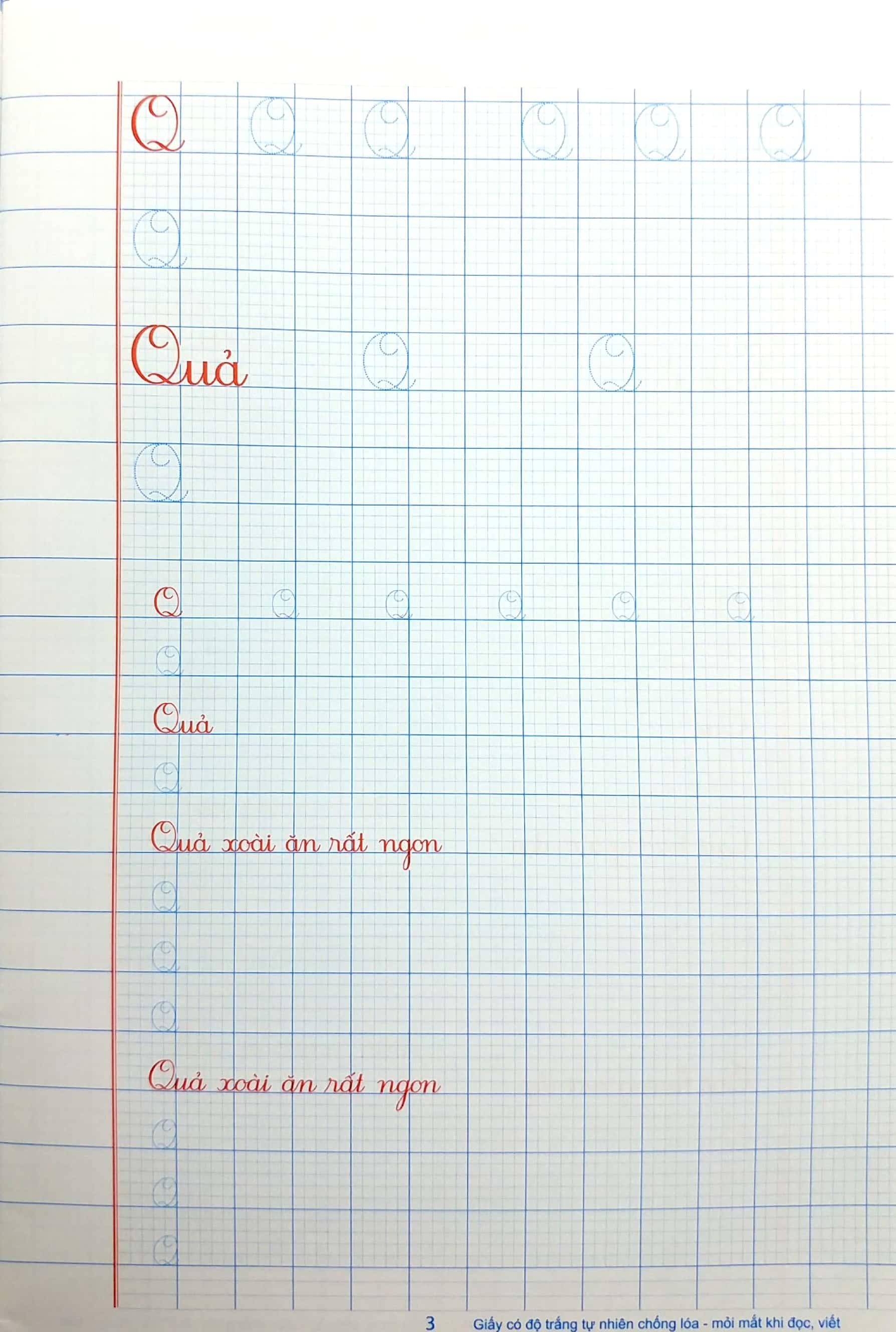 Vở Ô Li Có Mẫu Chữ 2 Quyển 2 (2017)