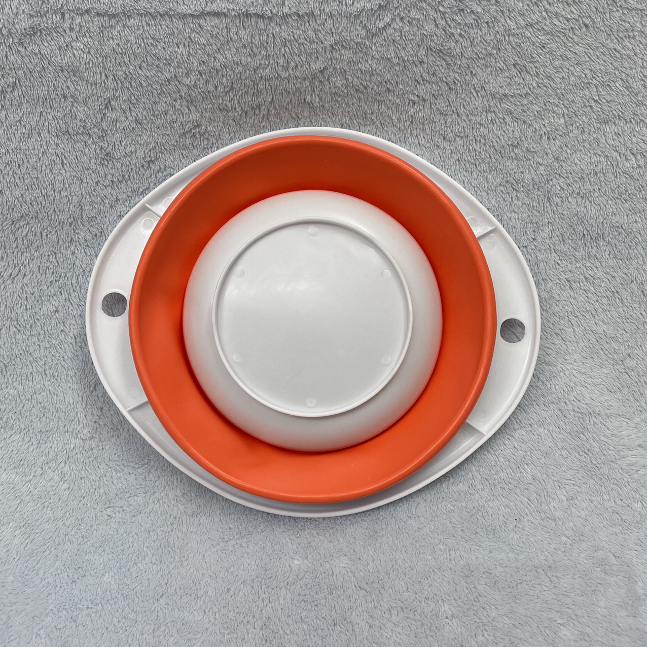 Bát Trộn Mồi Câu Cá Thau Pha Mồi Xếp Gọn Tiện Lợi 23cm