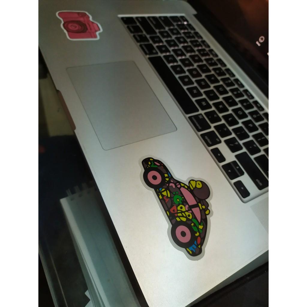 Bộ 10 20 50 sticker trắng đen black white stickers mẫu 2020 trang trí Vali Laptop Mũ Bảo Hiểm Xe Máy Xe Đạp Đàn Guitar
