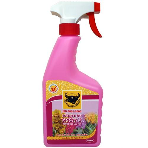 Phân Bón Lá Đầu Trâu SPRAY 3 dạng xịt - Dưỡng Hoa Lâu Tàn chai 500ml