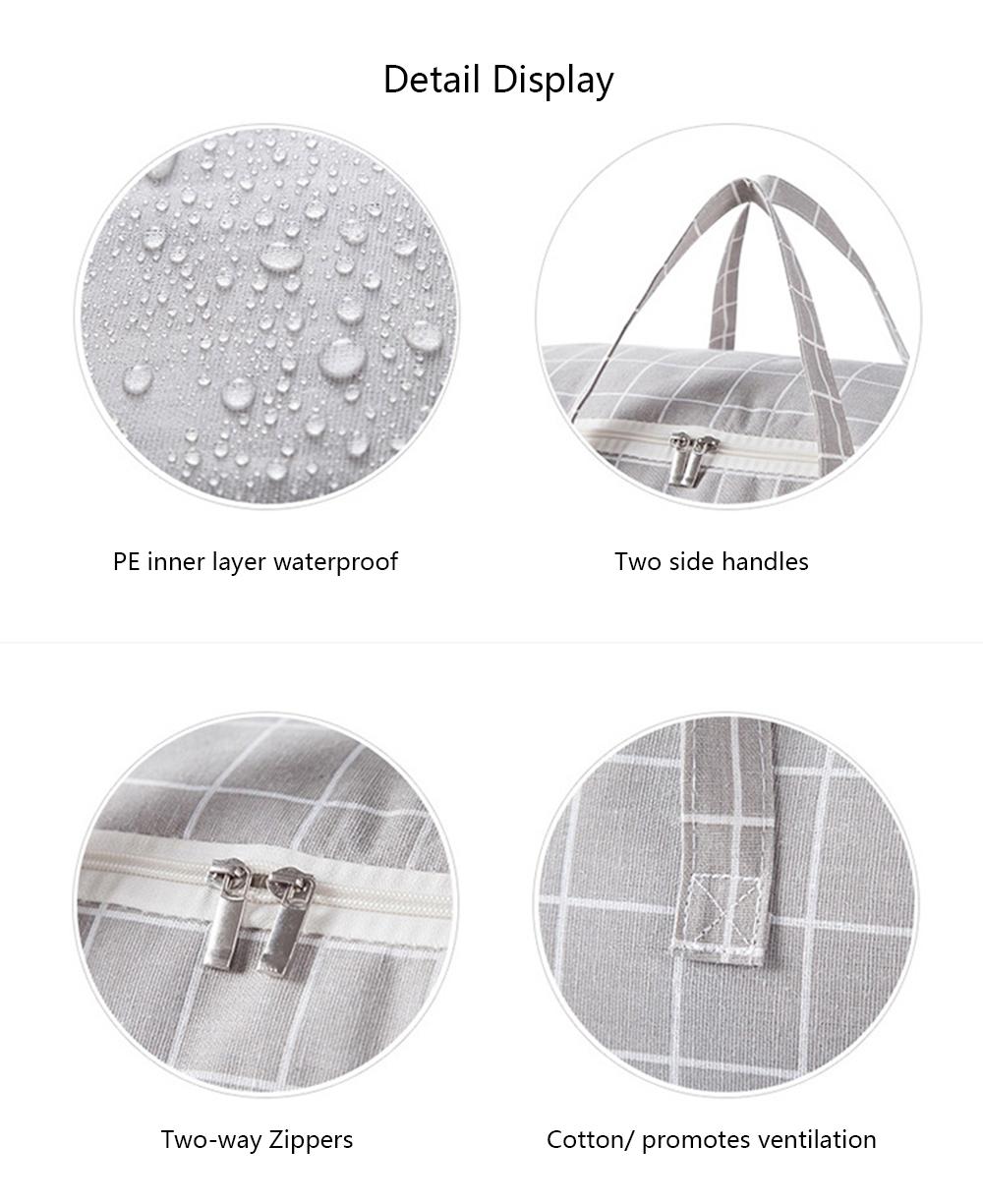 Túi đựng quần áo, chăn gối giúp bảo vệ đồ vật và tiết kiệm không gian gia đình