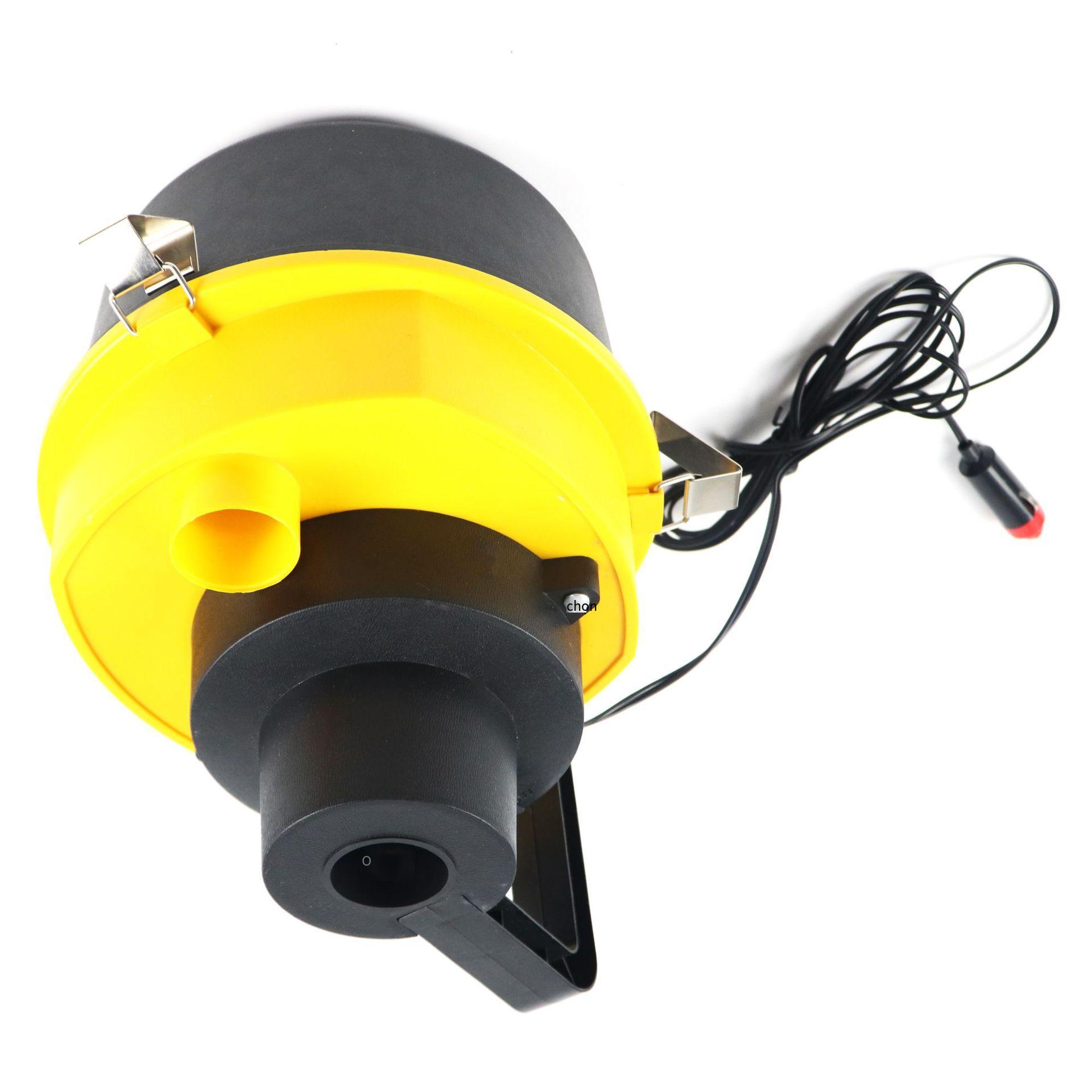 Phong cách mới nhất của máy hút bụi ô tô 12V máy hút bụi cầm tay trống công suất cao khô và ướt sử dụng kép ô tô bơm hơi siêu hút