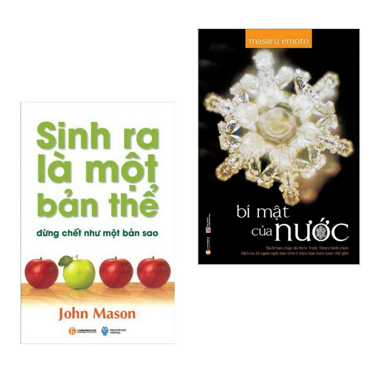 Combo Nghệ Thuật Sống Đẹp: Sinh Ra Là Một Bản Thể Đừng Chết Như Một Bản Sao + Bí Mật Của Nước