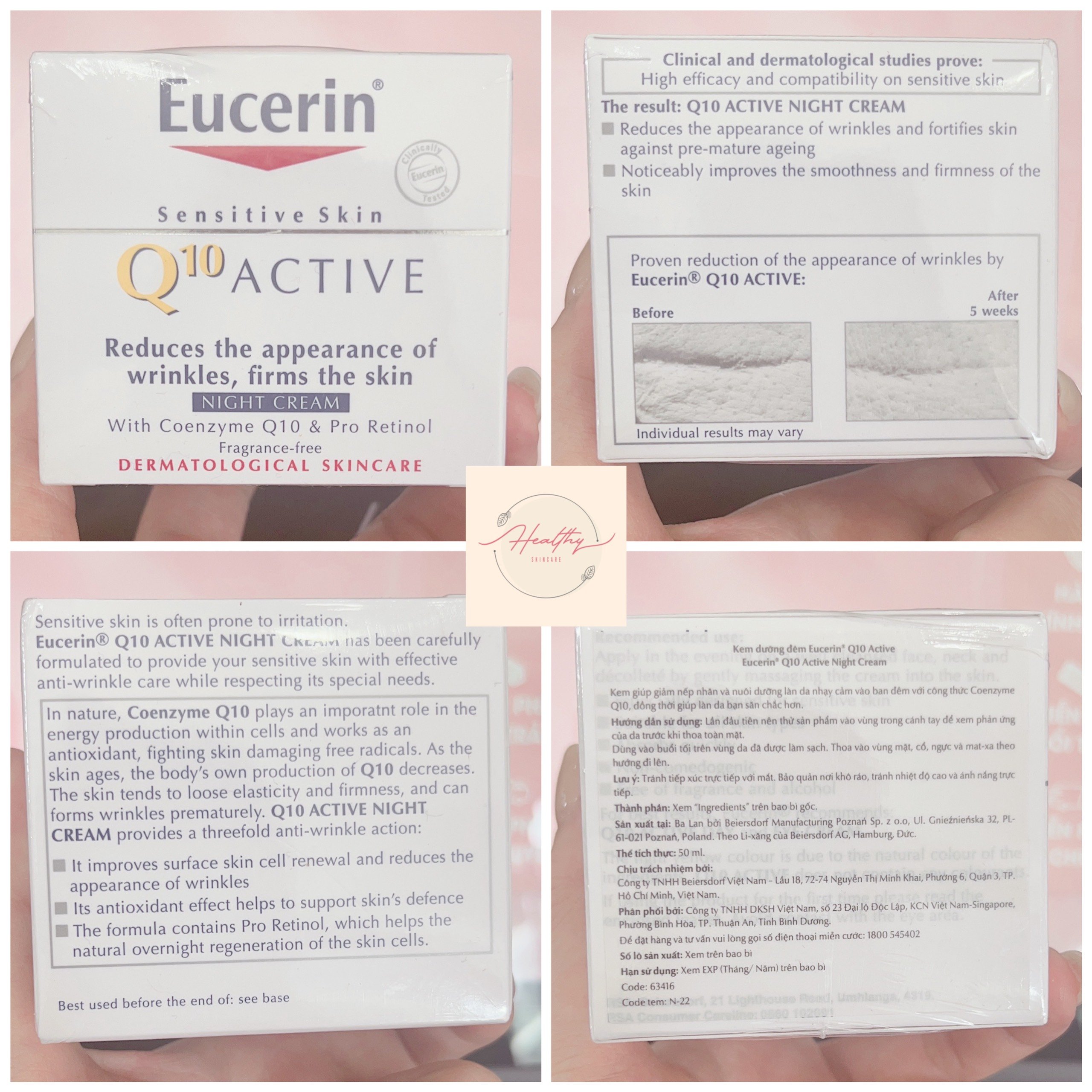 Kem dưỡng ban đêm Eucerin Q10 ACTIVE
