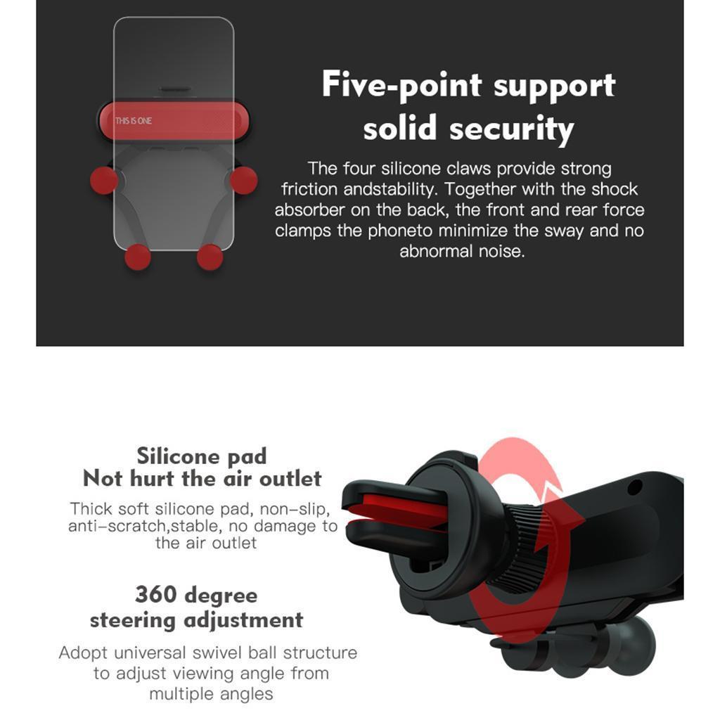 Car Phone Holder Air Vent Mount Mobile Phone