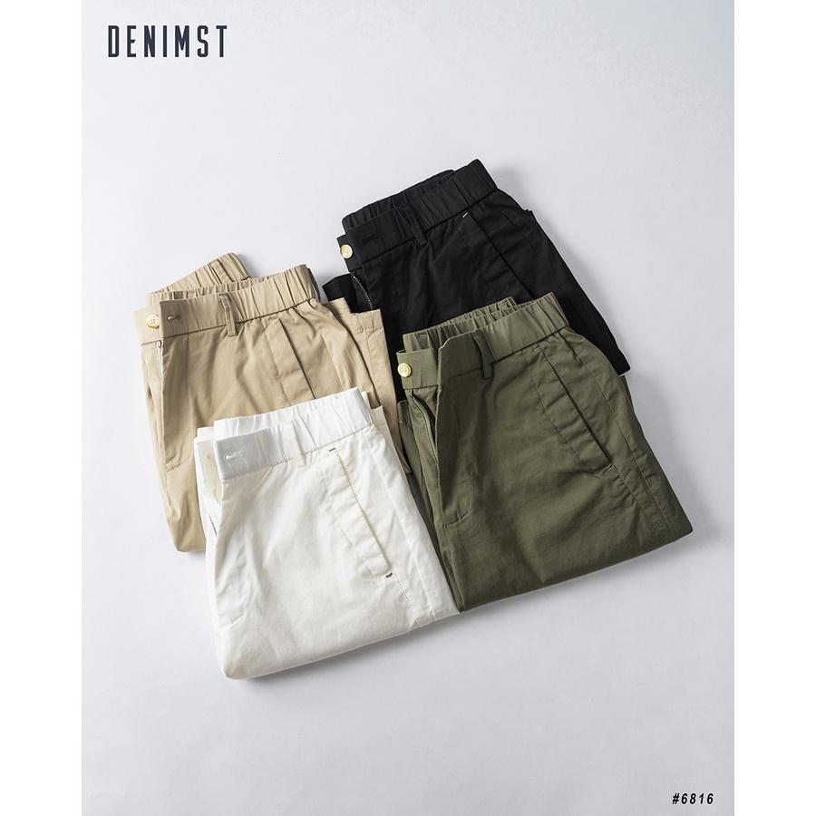 Quần Short Nam Cao Cấp DENIMST 6816 Chất Liệu Kaki, Dáng Suông