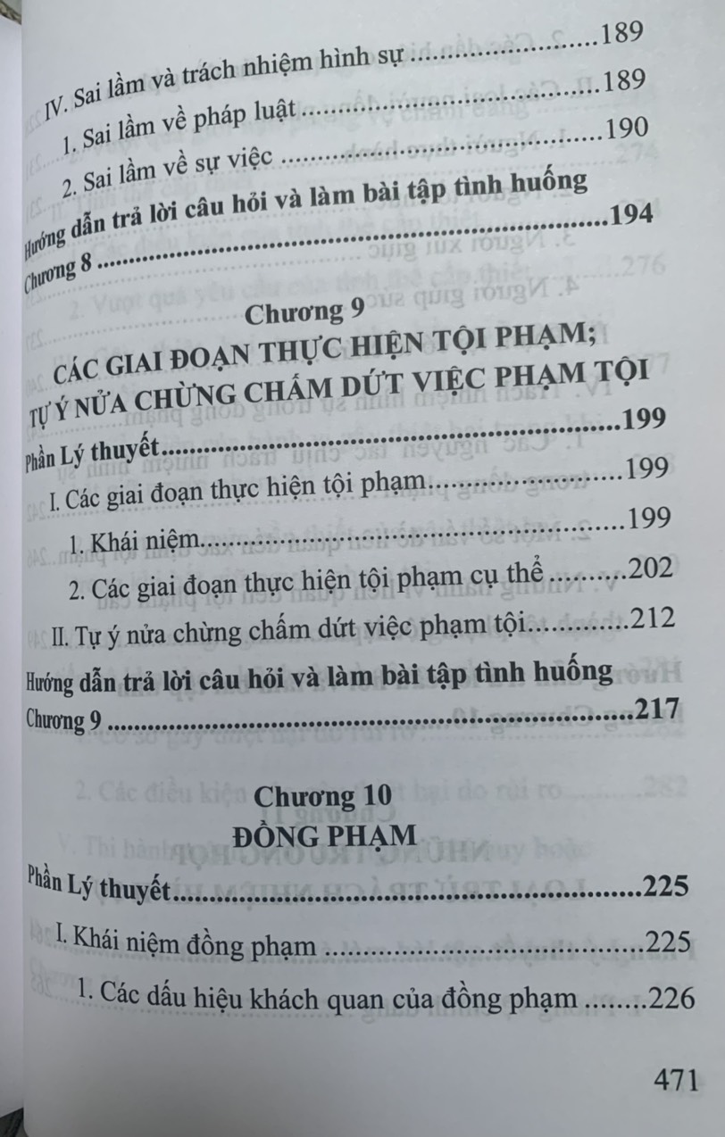 Hướng dẫn môn học Luật hình sự - Tập 1 (phần chung)