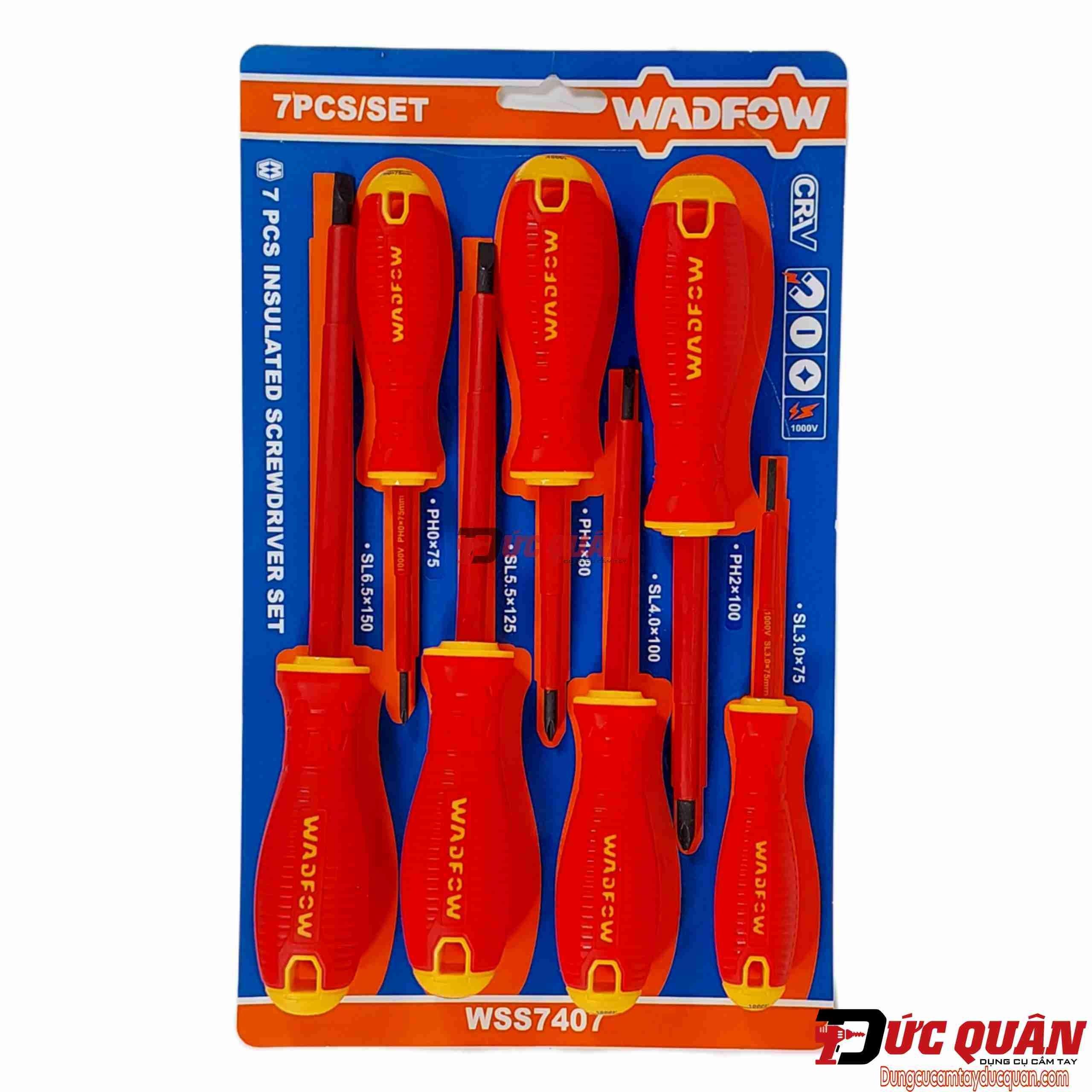 BỘ 7 TUA VÍT DẸP & BAKE CÁCH ĐIỆN WSS7407 WADFOW - HÀNG CHÍNH HÃNG