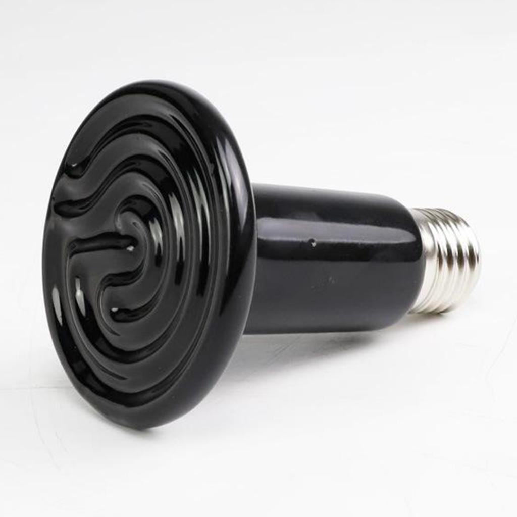 E27 Ceramic Heat Emitter Pet Reptile Frog Snake Turtle Lamp Bulb 220V