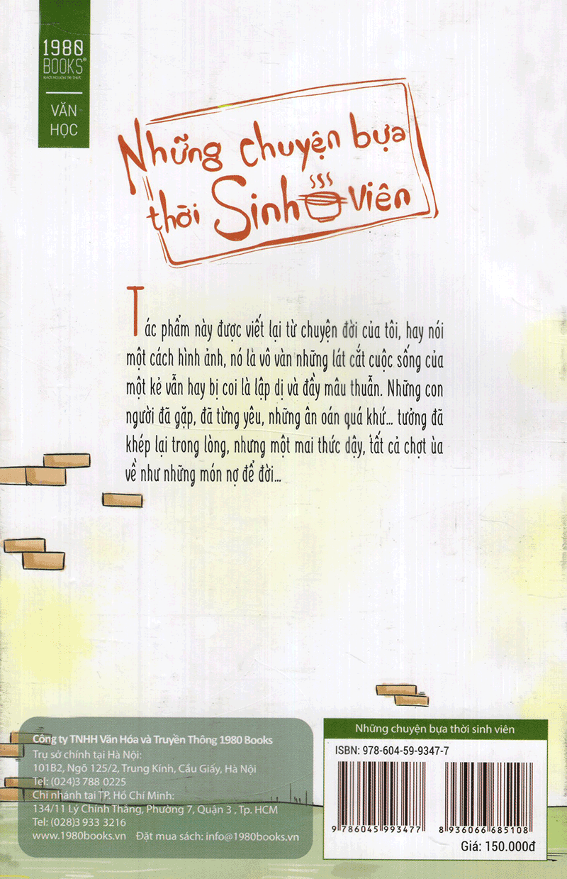 Những Chuyện Bựa Thời Sinh Viên: Những Câu Chuyện Hài Hước Dí Dỏm Lại Vừa Rất Chân Thực Của Song Hà Về Một Thời Để Nhớ -Thời Sinh Viên (Tặng Notebook tự thiết kế)