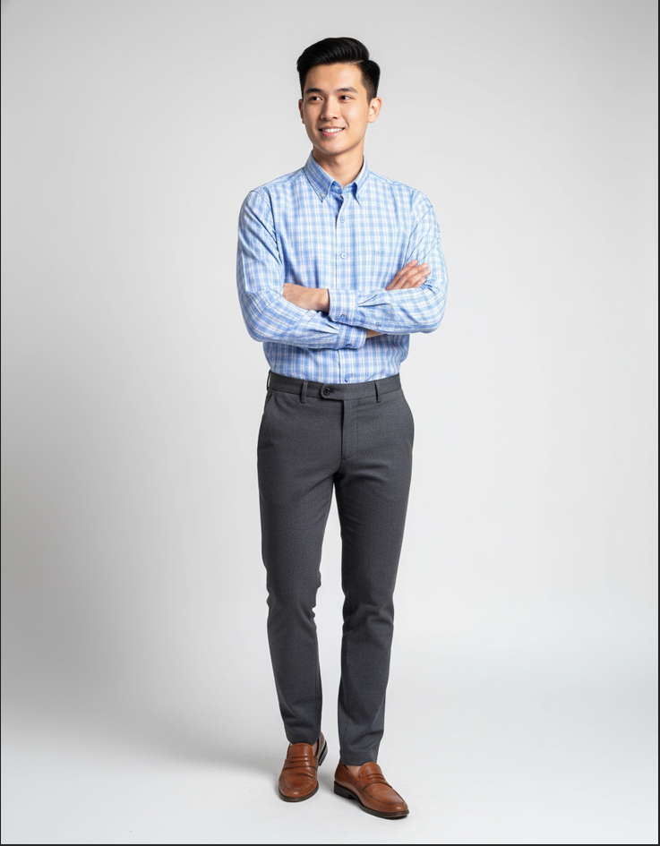 Áo sơ mi nam Khatoco sale 374k ( giá tem 468k)