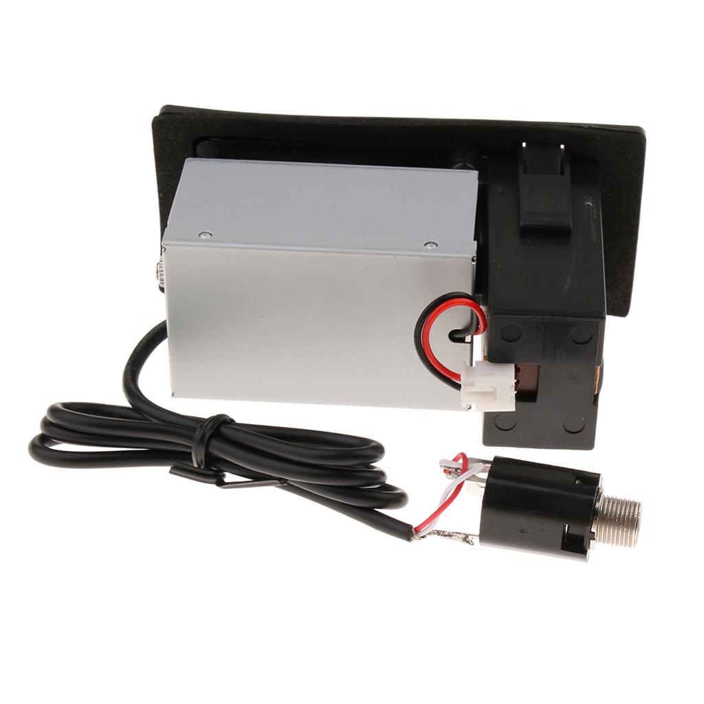 Acoustic Guitar Preamp 3 Band EQ Piezo Pickup for Guitar Parts Accessories