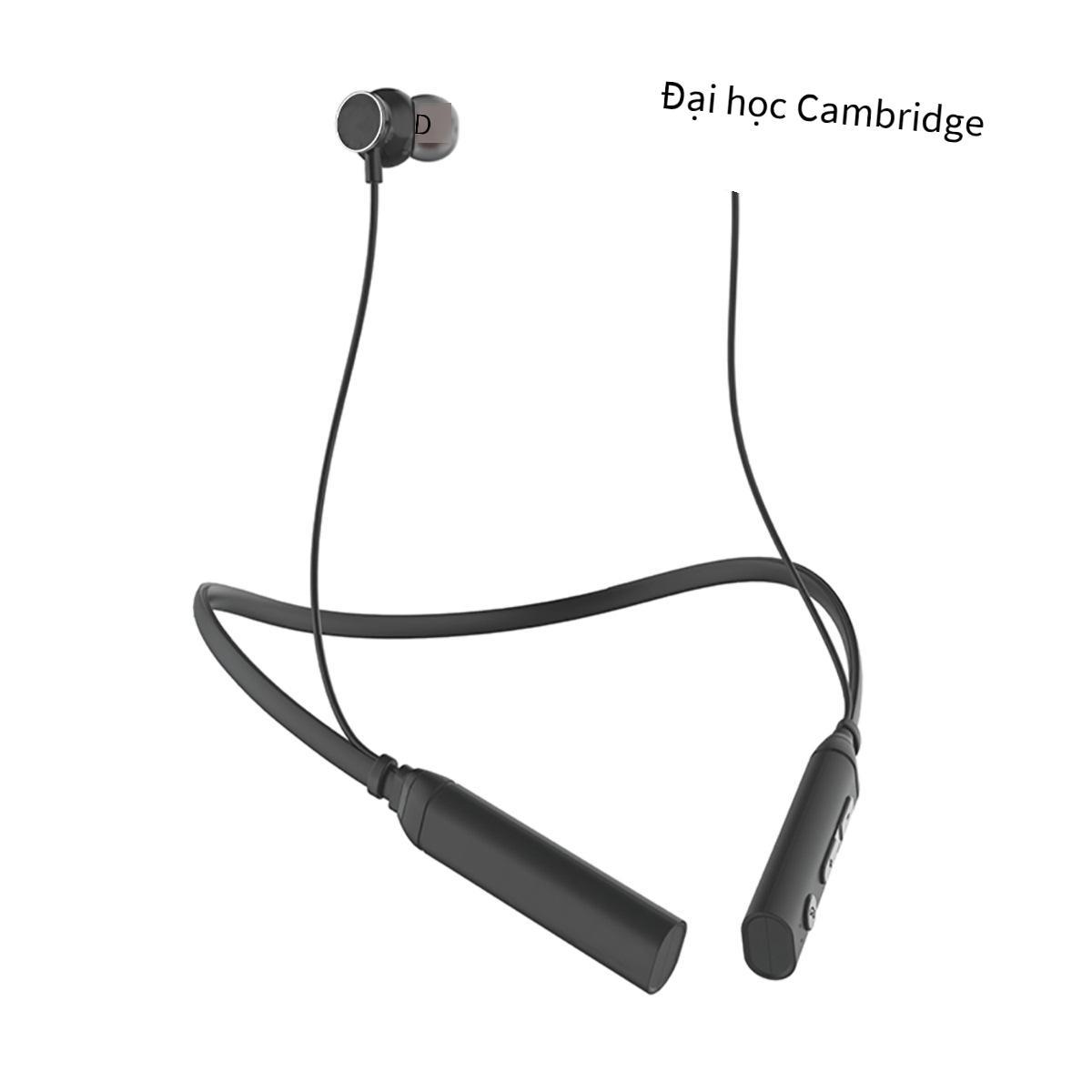 Tai nghe đeo cổ thương mại điện tử phong cách mới nhất Bluetooth 5.0 loa siêu trầm hút từ tính gắn trên cổ thể thao không dây