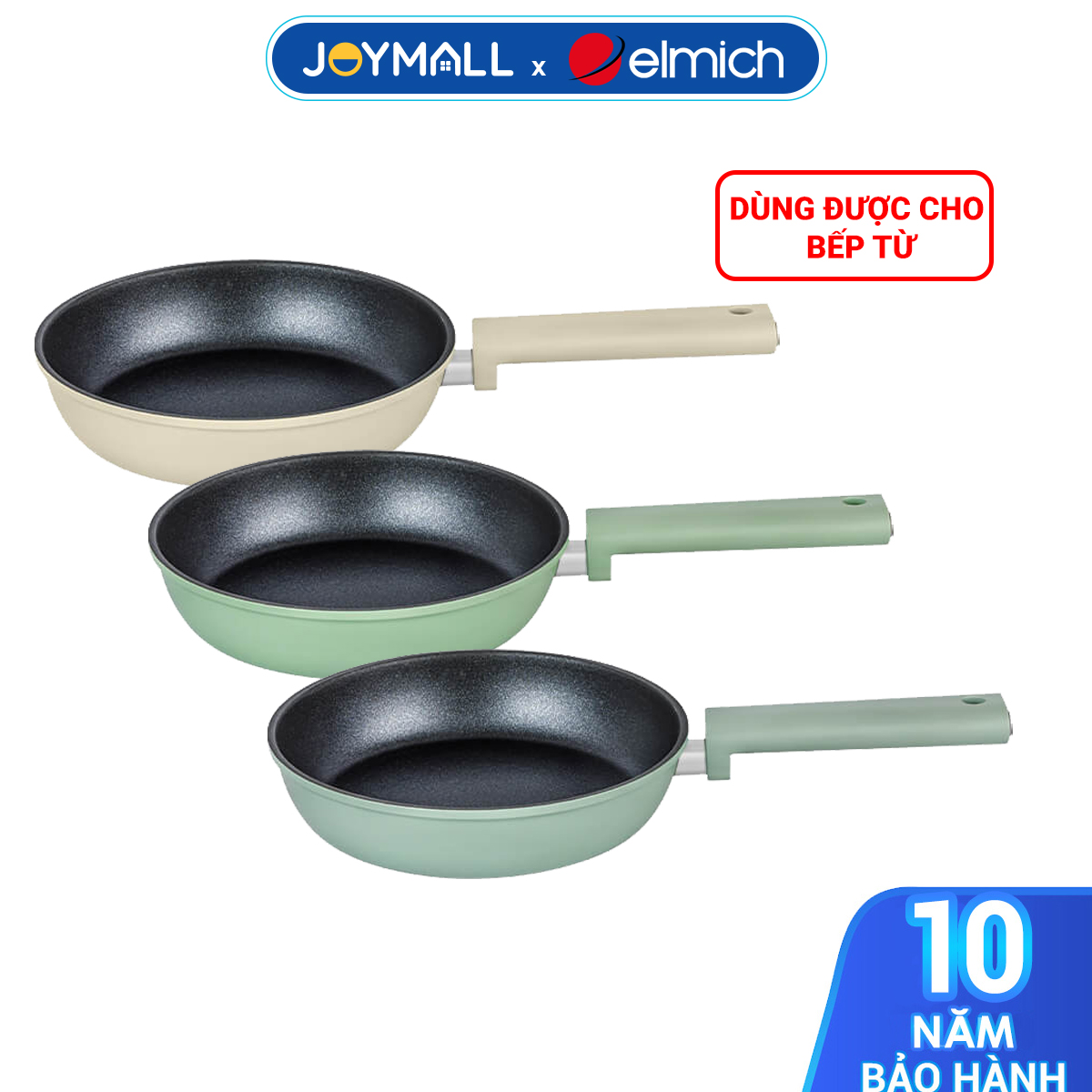 Chảo Chống Dính Siêu Bền Elmich Hera II EL-5941 Nhiều Size, Hàng Chính Hãng, Dùng Mọi Bếp - JoyMall