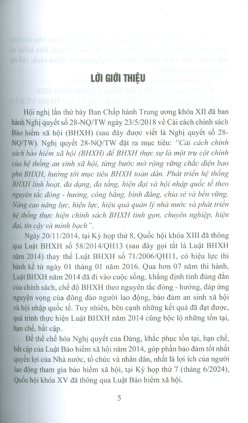 Luật Bảo Hiểm Xã Hội Năm 2024 Xử Lý Những Hành Vi Sai Phạm Và Chính Sách, Chế Độ Tiền Lương Hiện Hành