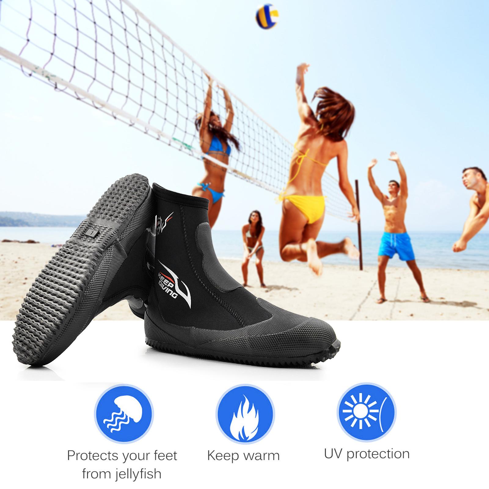 Giày lặn 5mm Neoprene chống trượt, giữ ấm cao cấp