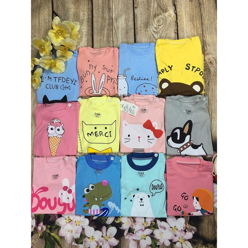 Bộ cotton Quảng Châu cho bé trai bé gái