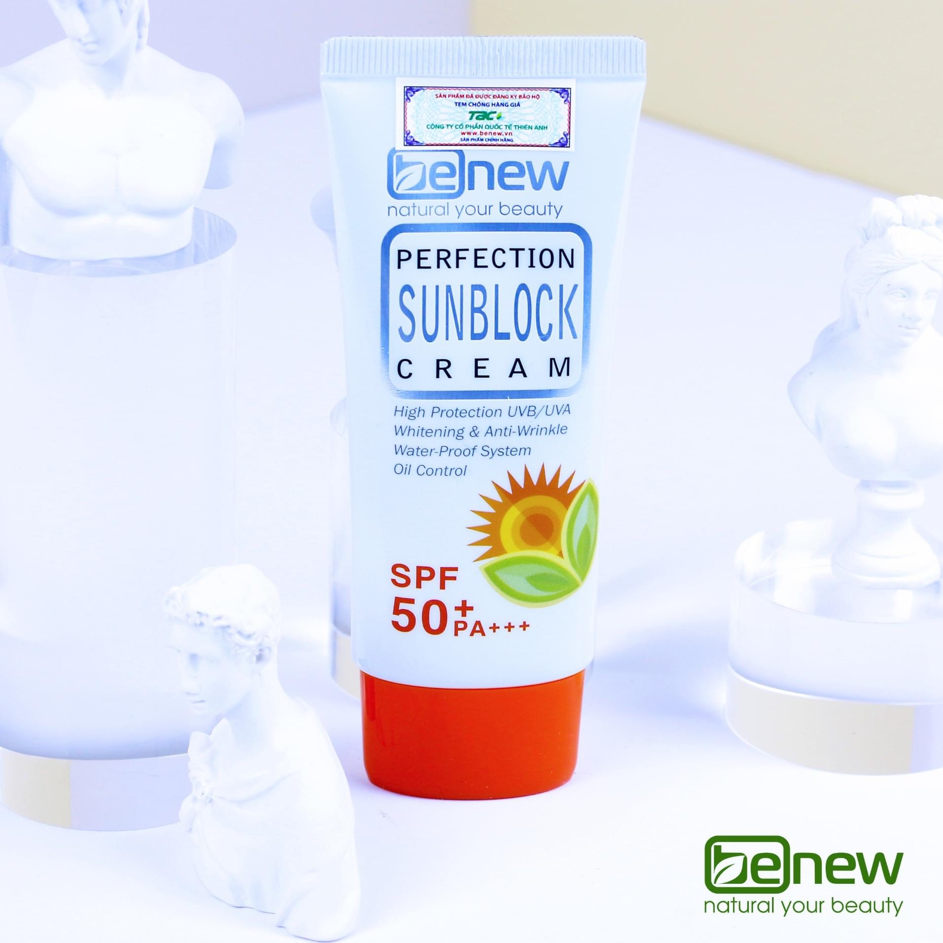 Kem Chống Nắng Benew Perfection Sunblock Cream (50ml)