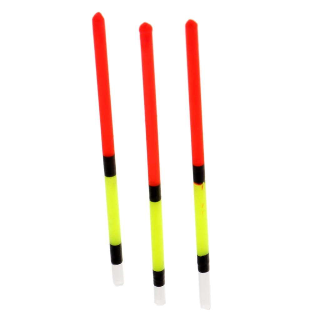100pcs Plastic Fishing Float Vertical Buoy Long Tail Floating Stick Tube 2
