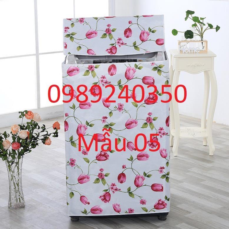 Vỏ bọc, áo trùm máy giặt lồng đứng chất tốt loại to 8kg, 9kg, 10kg,11kg LOẠI TỐT