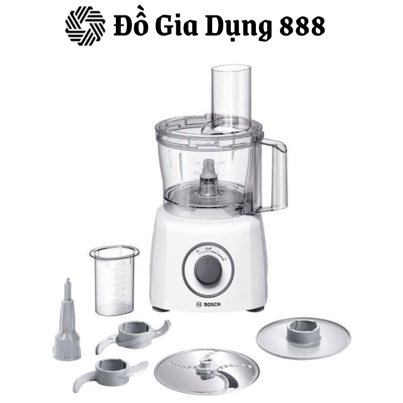 Máy Xay Thịt BOSCH MCM3100W, Máy Xay Quết Chả Giò, Công Suất 800W, Dung Tích 2.3L, Nhập Đức, BH 12 Tháng, Hàng Chính Hãng