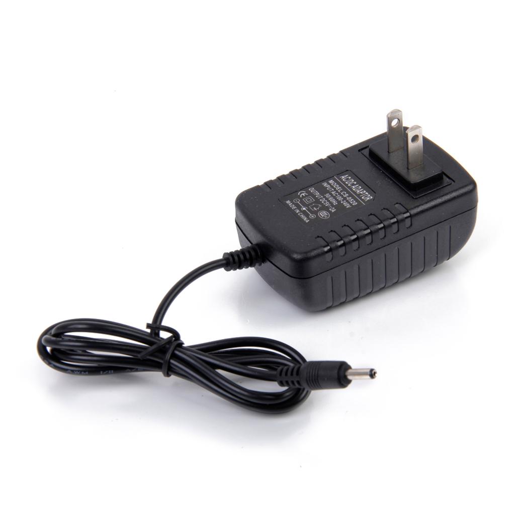 US Plug AC 100-240V to DC 5V 2A Power Supply Charger Converter Adapter 3.5mm