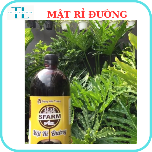 Mật Rỉ Đường Dùng Nuôi Cấy Vi Sinh, Ủ Rác Thải Hữu Cơ, Cải tạo đất, Ủ Phân Chai 1 Lít Sfarm