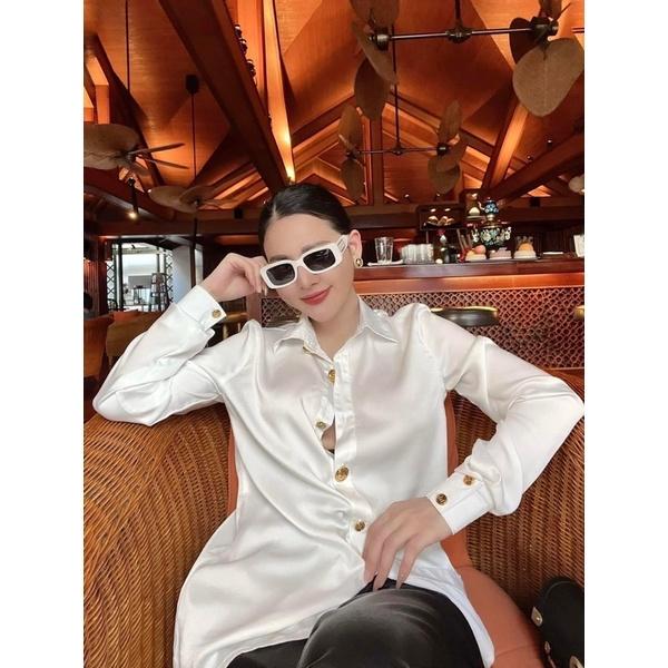 Áo Sơ Mi Nữ Yenny Shop, áo nữ công sở lụa Nhật phong cách Hàn Quốc Sang Chảnh Cao Cấp có size to đến 70-75kg vừa