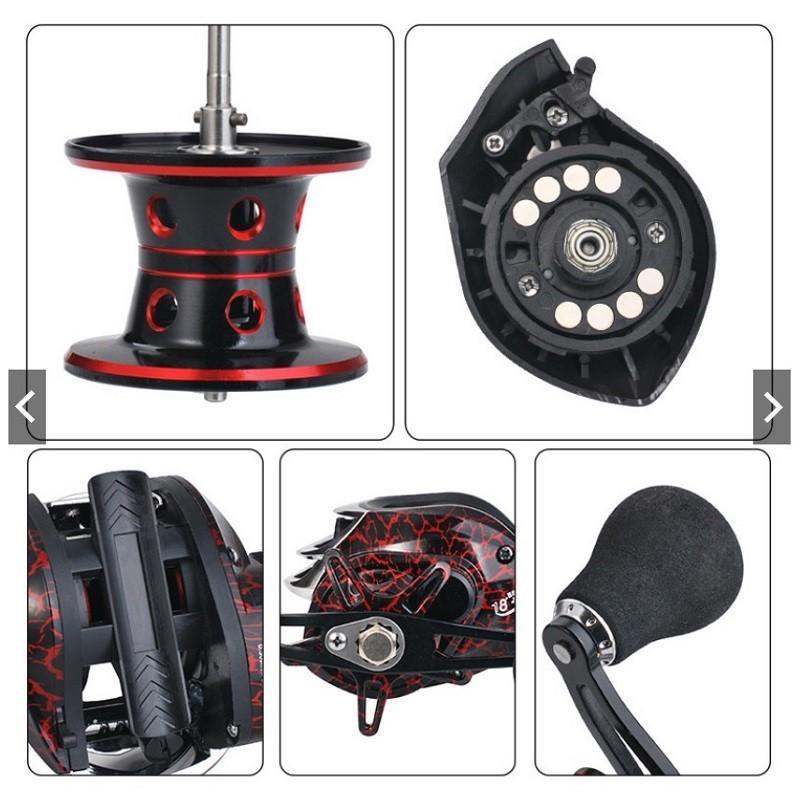 Máy Câu Cá 10kg Kim Loại Chuyên Nghiệp 19+1 Trục Luya 7.2:1 MA05