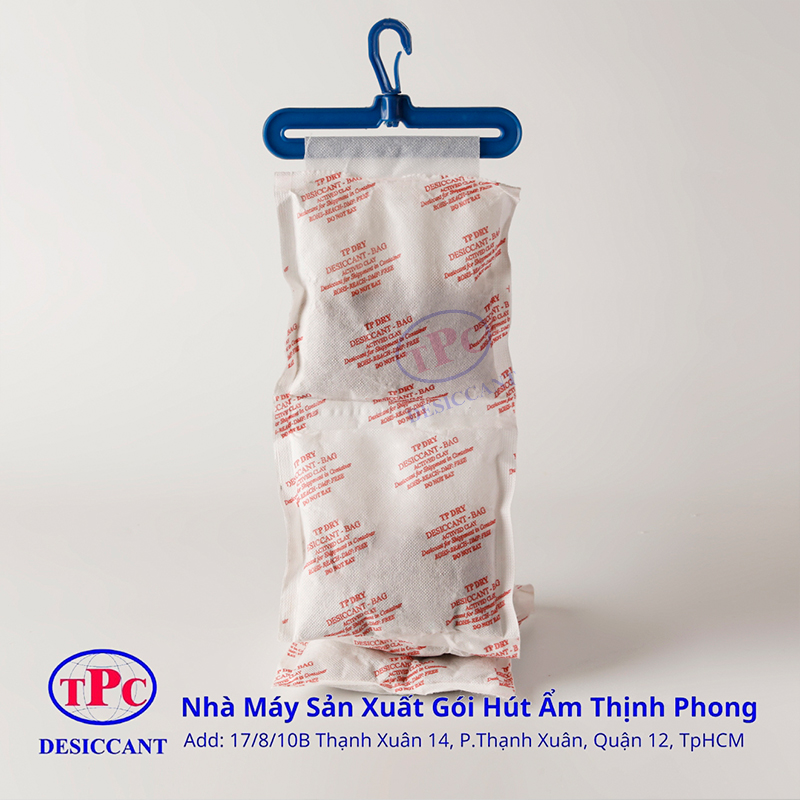 Hàng Chính Hãng - Túi CHống Ẩm Thanh treo Clay vải đỏ 1Kg  4 túi