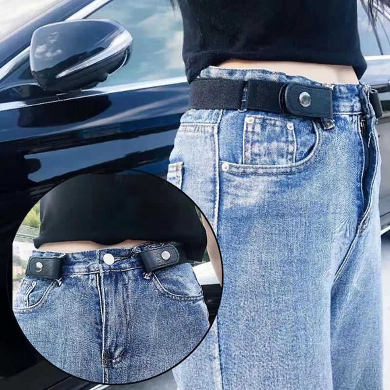 Không Khóa Co Giãn Lưng Thun Dây Dành Cho Nữ/Nam, Khóa Không Dây Cho Quần Jean, váy Đầm, Áo Không Lo Rối Dây Lưng