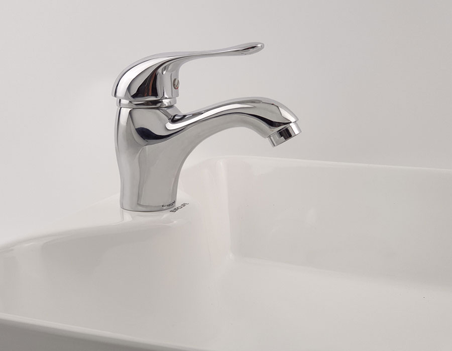 Vòi lavabo lạnh Eurolife EL-117 (Trắng bạc)