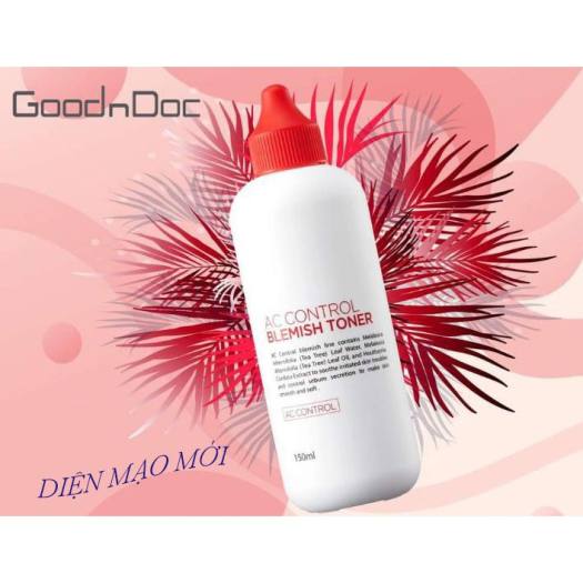 Nước Hoa Hồng Khôi Phục Da Mụn GoodnDoc Ac Control Blemish Emulsion 150ml