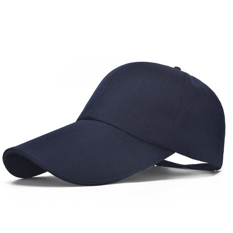 Unisex dài vành mũ bóng chày bố bóng chày cotton có thể điều chỉnh mũ chống nắng lớn chống lại dây đeo có thể điều chỉnh cho các môn thể thao ngoài trời Color: C08