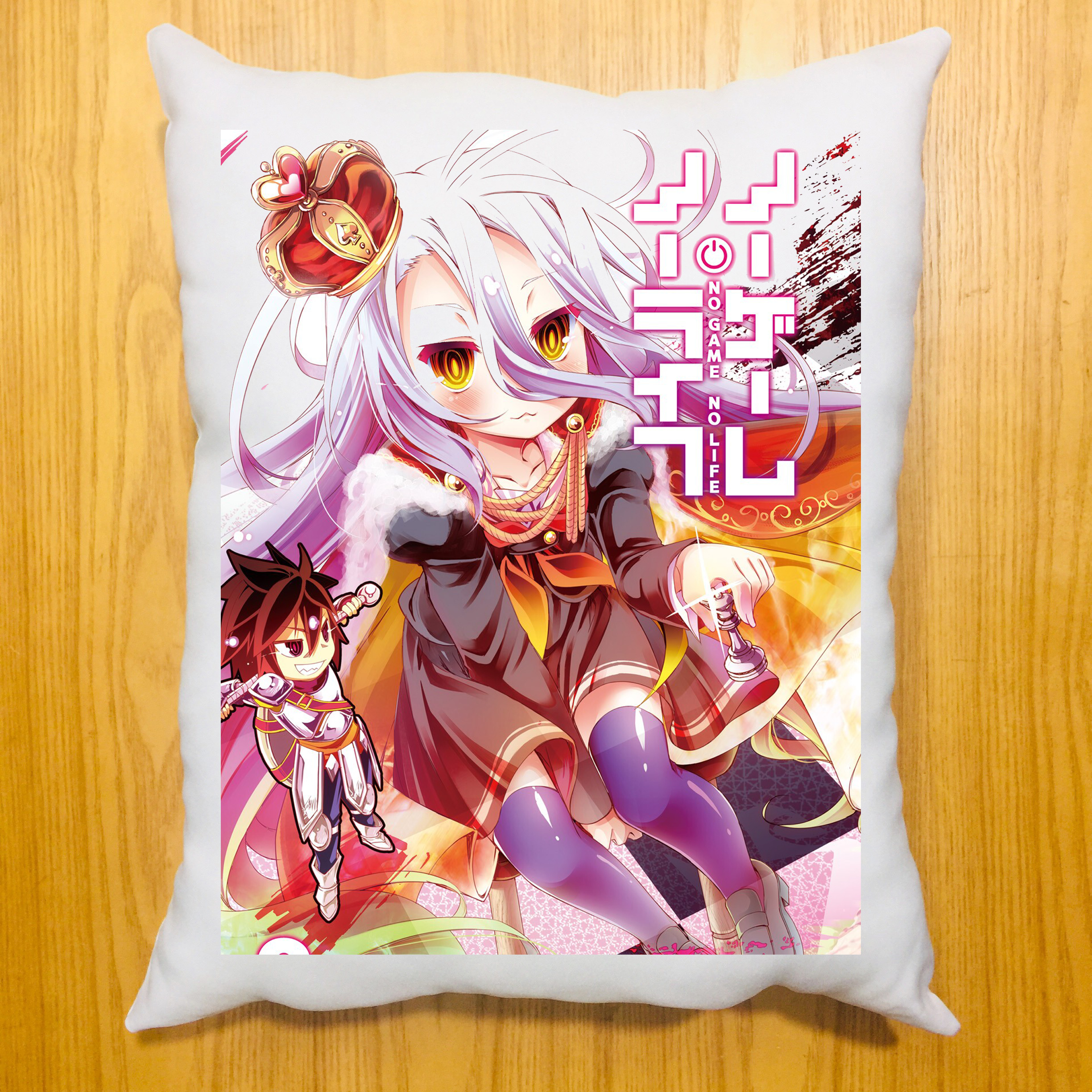 Gối ngủ No Game, No Life - Sora & Shiro mẫu ngẫu nhiên