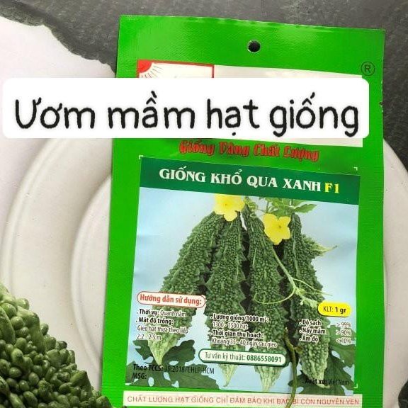 Hạt giống khổ qua xanh F1 HN gói 1gr