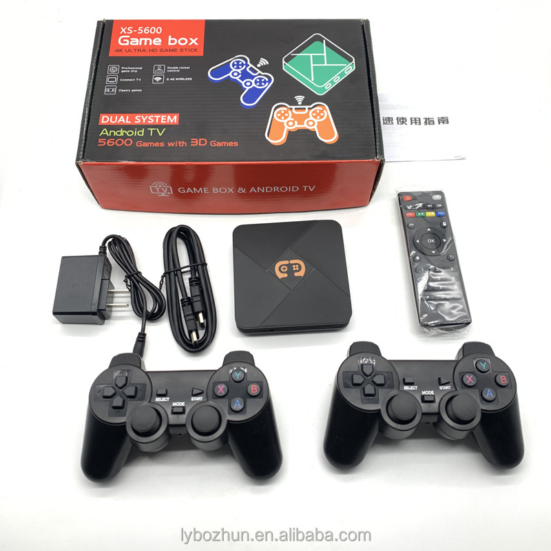 Máy chơi game điện tử gamer 4 nút hdmi - Máy trò chơi điện tử 4K HDR android TV chạy game 8bit - 64 bit - Hỗ trợ 4 tay cầm - Hỗ trợ kết nối LAN - 20 ngôn ngữ khác nhau Hệ thống Android 7.1, hỗ trợ KODI, hỗ trợ kết nối màn hình