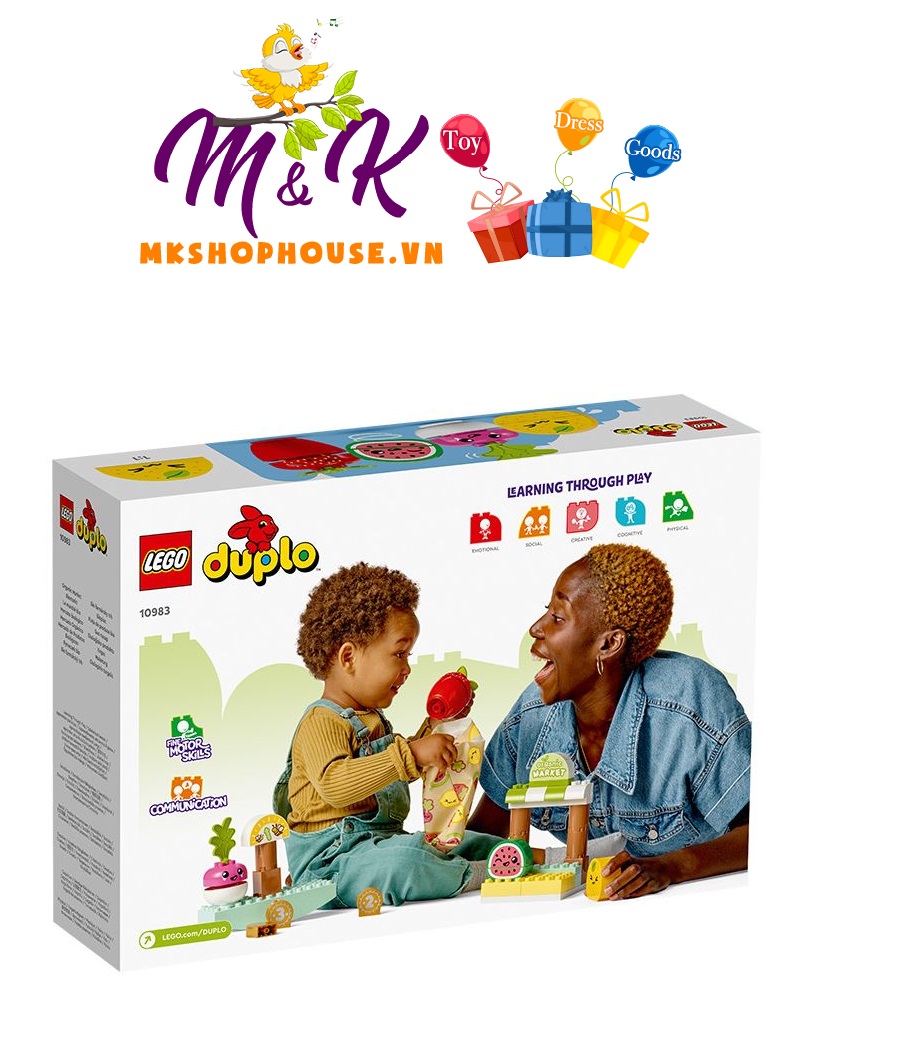 Đồ Chơi Lắp Ráp LEGO Khu Chợ Rau Củ Hữu Cơ 10983