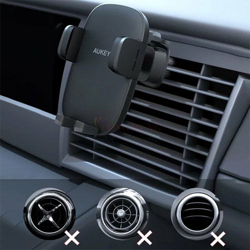 Giá đỡ/kẹp điện thoại trên ô tô Aukey Car Phone Mount HD-C58 - Hàng chính hãng