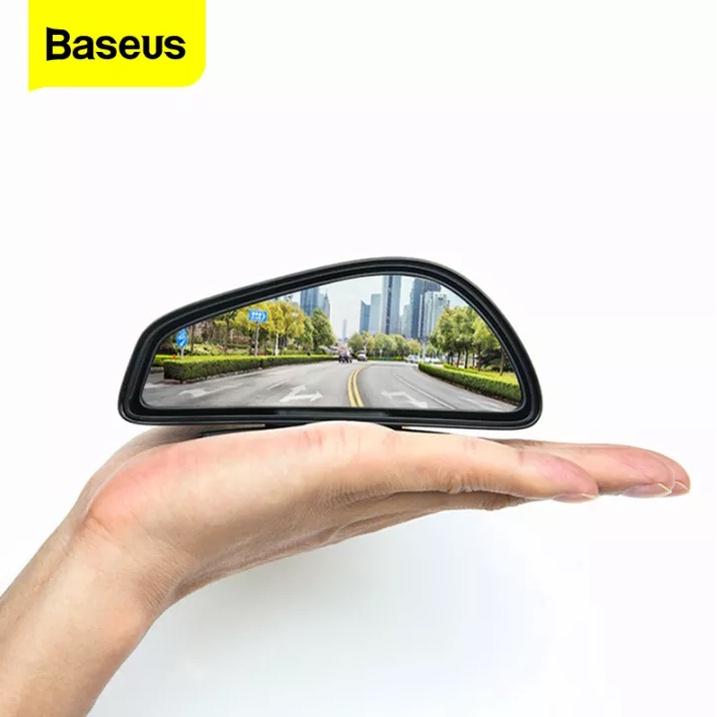 Gương phụ ô tô 2 chiếc Baseus chống điểm mù kính chiếu hậu mở rộng góc nhìn