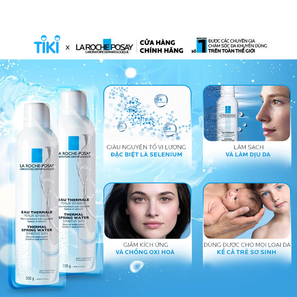 Xịt Khoáng Làm Dịu Và Bảo Vệ Da La Roche-Posay Thermal Spring Water  - M0362400