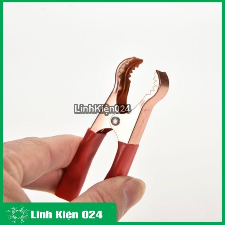 Kẹp Bình Ắc Quy To 8cm ( 1 Đỏ - 1 Đen )