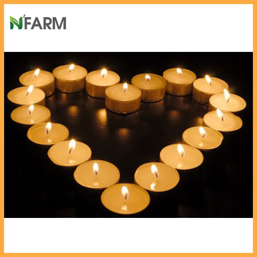 Hộp 100 Viên Nến Tealight Sáp Cọ N'Farm An Toàn Sức Khỏe / Dùng kết hợp đèn xông và tinh dầu/ Khử mùi và đuổi côn trùng hiệu quả.