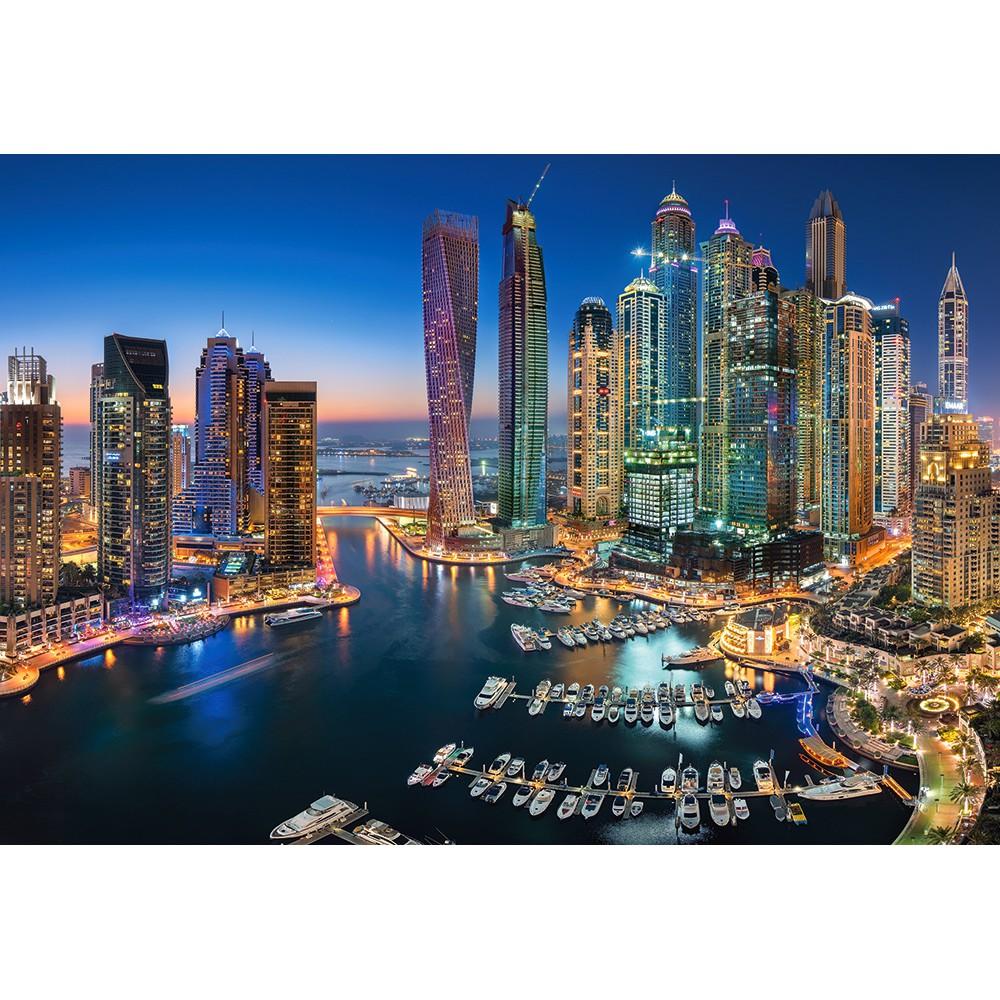 Xếp hình puzzle các tòa tháp chọc trời ở Dubai 1500 mảnh CASTORLAND C-151813