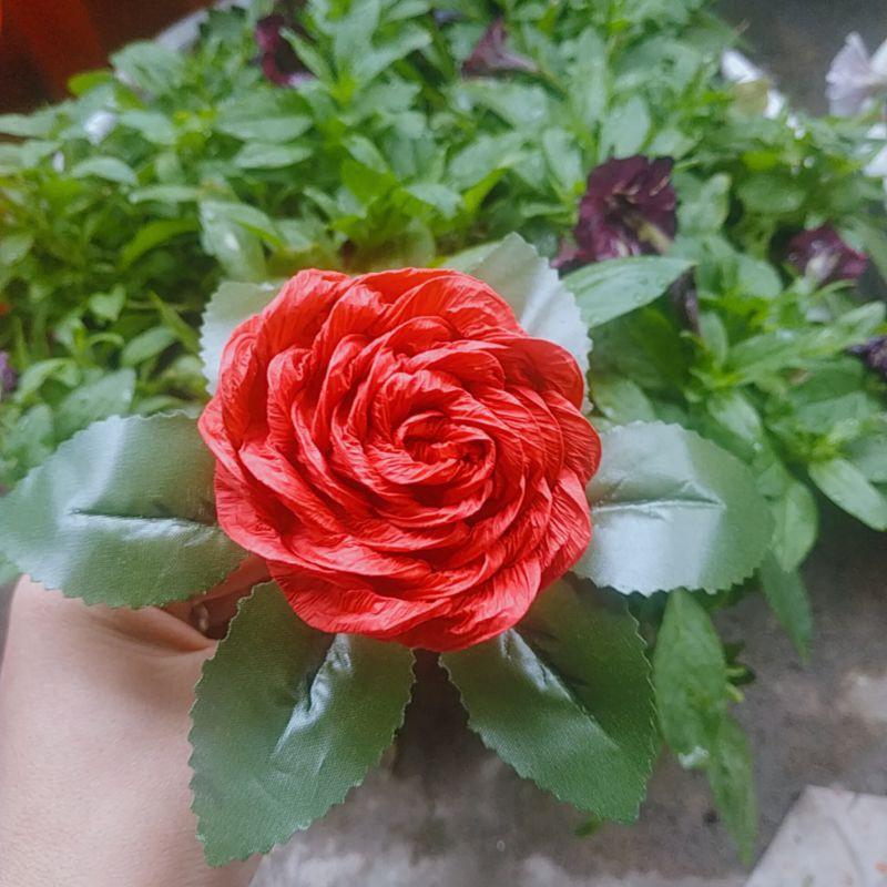 Hoa Hồng bằng Giấy nhún