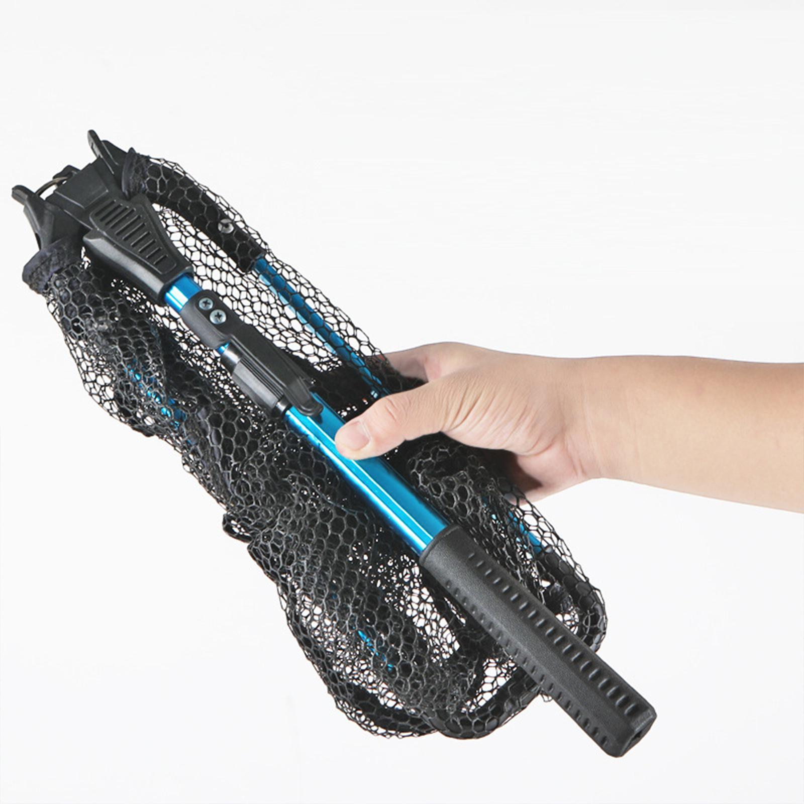 Fishing Mesh Net Fishing Accessories Lightweight Landing Net Fishing Collapsible Fish Net for Catfish Trout Freshwater Saltwater Sea Fishing