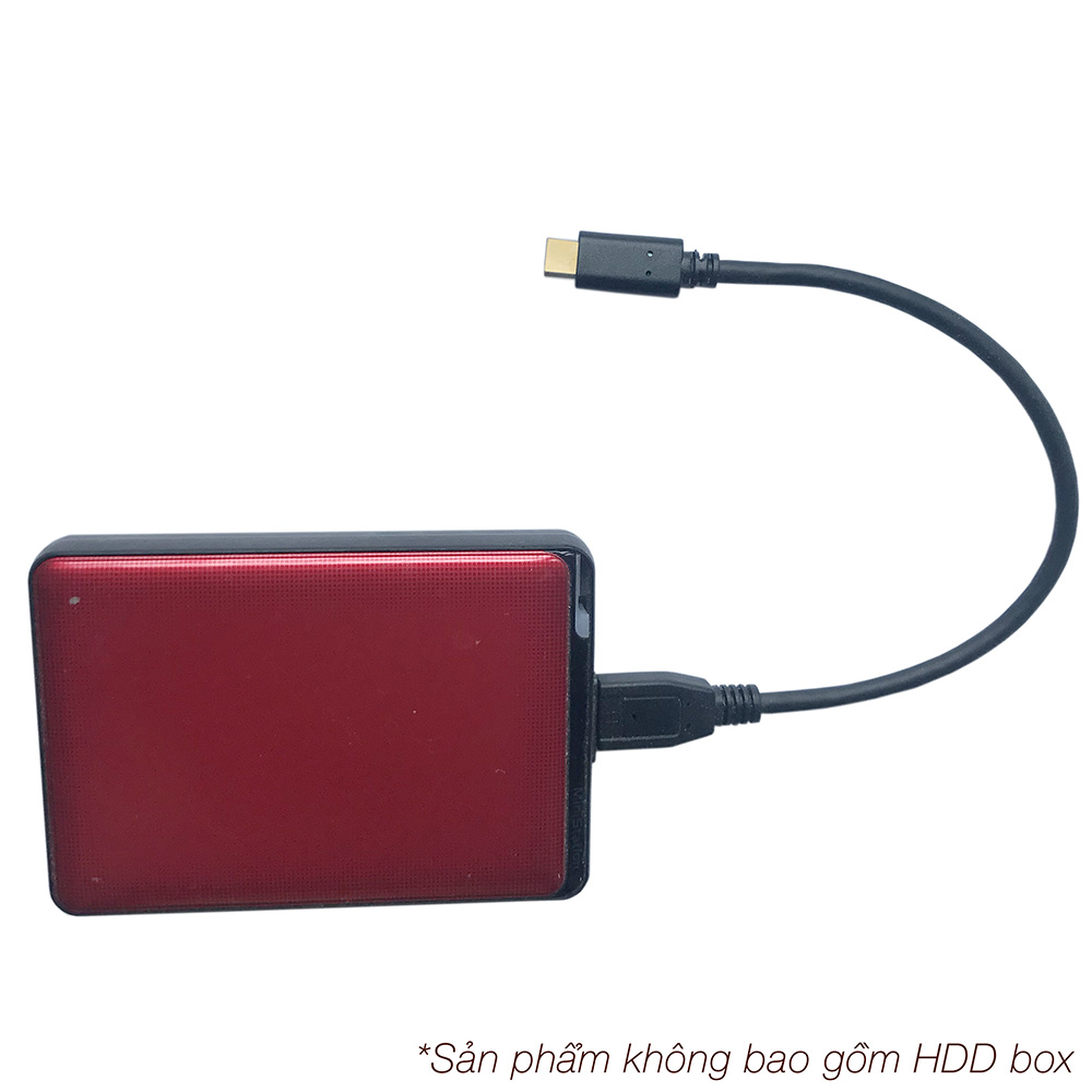 Cáp USB 3.1 Type C Sang Usb 3.0 Micro B Mạ Vàng 0.5m Dành Cho Ổ Cứng Di Động Kết Nối Macbook