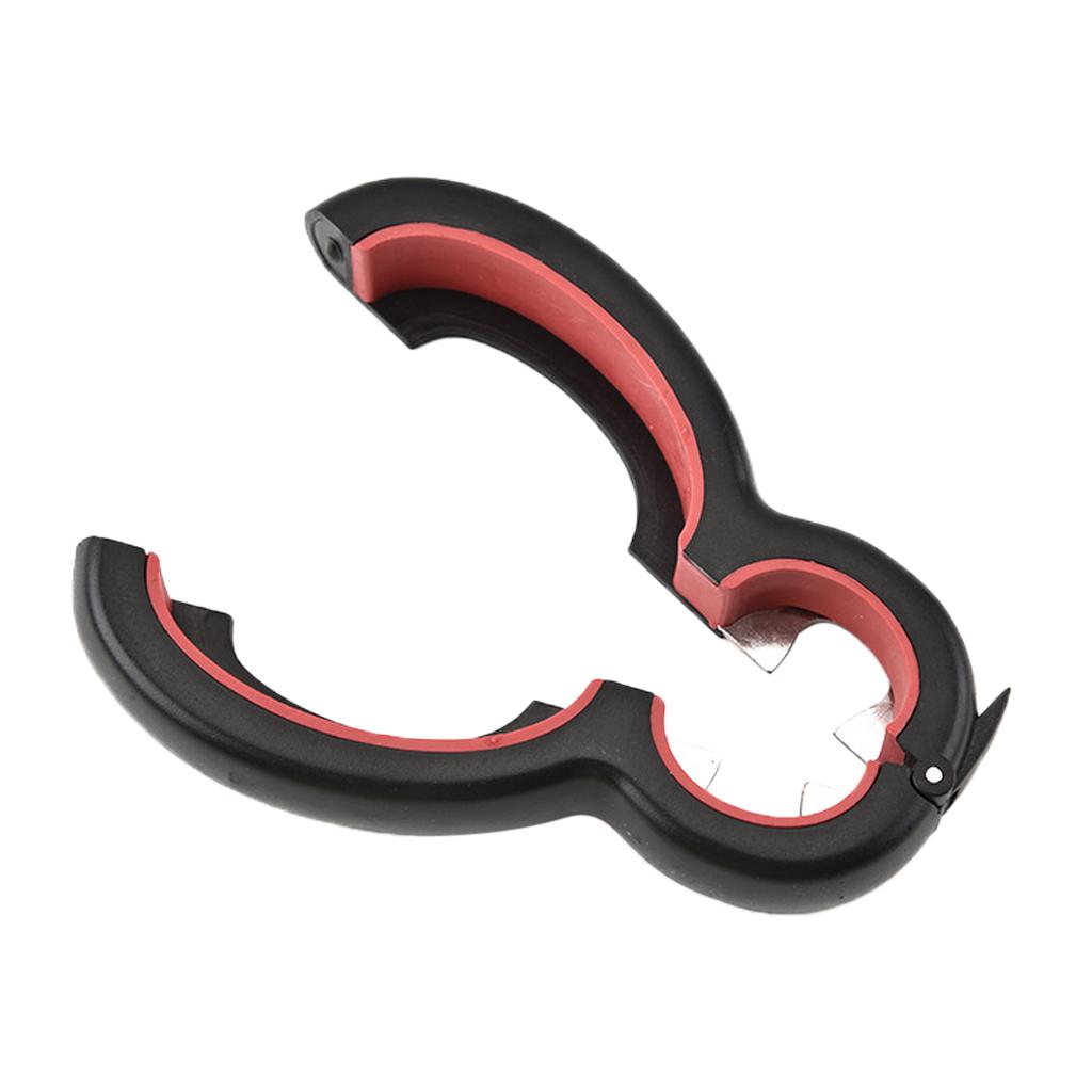 Multi Bottle Opener Jar Can Kitchen Manual Lid Opener Tool Gadgets Black