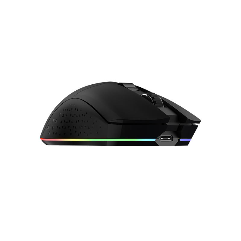 Chuột DareU EM901 RGB Wireless Black - Hàng chính hãng